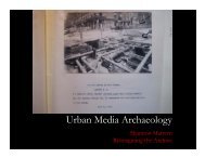 Excavating: Digging into urban media history through the archive