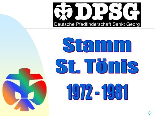 Chronik der DPSG, Stamm St. Tönis