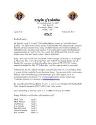 KOC 8417 April Newsletter Ready!