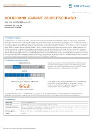 VOLKSBANK GARANT 28 DEUTSCHLAND - Vwd