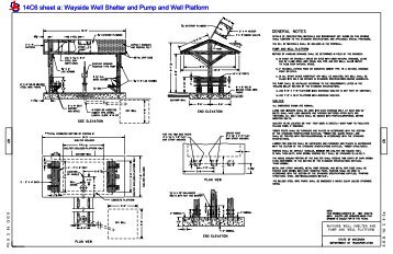 14c6 Wayside Well Shelter and Pump and Well Platform