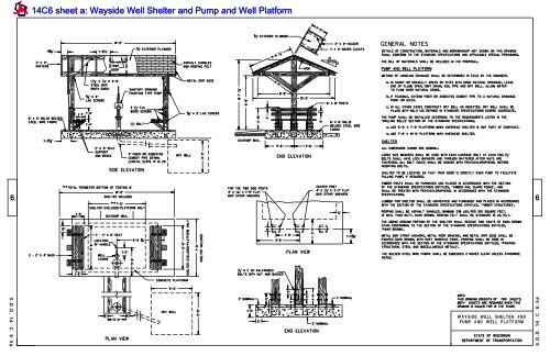 14c6 Wayside Well Shelter and Pump and Well Platform