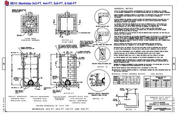 8b10 Manholes 3x3-FT, 4x4-FT, 5x5-FT, & 6x6-FT