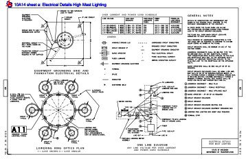 10a14 Electrical Details High Mast Lighting