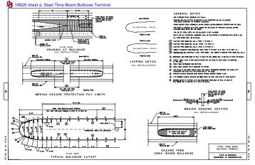 14b26 Steel Thrie Beam Bullnose Terminal - Wisconsin.gov