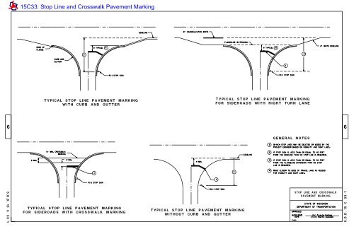 15c33 Stop Line and Crosswalk Pavement Marking - Wisconsin.gov