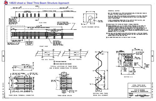 14b20 Steel Thrie Beam Structure - 14b20 Steel Thrie Beam Structure Approach Wisconsingov