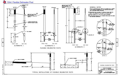 15a4 Flexible Delineator Post - Wisconsin.gov