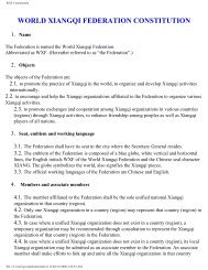 world xiangqi federation constitution