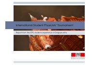 EPFL student's report about ISPT