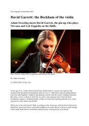 David Garrett: the Beckham of the violin