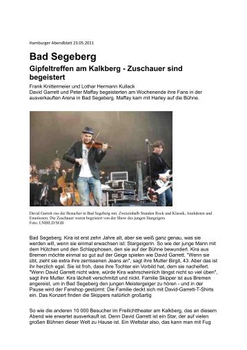 Bad Segeberg - David Garrett und Peter Maffay begeisterten