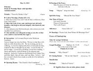 May 12 - the Sodus United Third Methodist Church