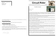 Circuit Rider - the Sodus United Third Methodist Church