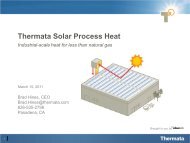 Thermata Solar Process Heat