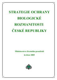 strategie ochrany biologické rozmanitosti české republiky