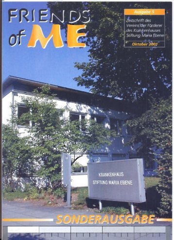 5. Ausgabe - Oktober 2001 - Stiftung Maria Ebene