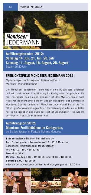 jULI 2012 - Mondsee - Salzkammergut