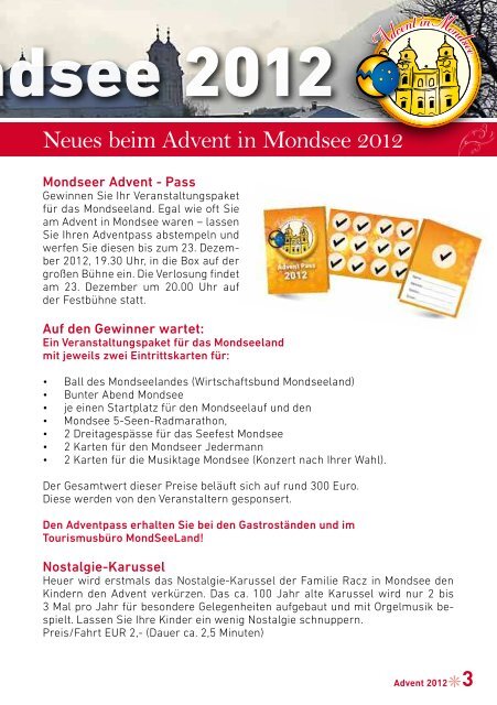 Advent 2012 - Mondsee - Salzkammergut
