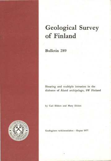 Geological Survey of Finland Bulletin 289 - arkisto.gsf.fi