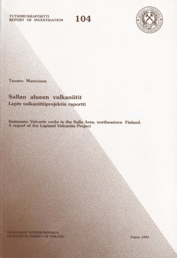 1989. - arkisto.gsf.fi - Geologian tutkimuskeskus