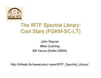 IRTF Spectral Library