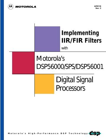 Implementing IIR/FIR Filters