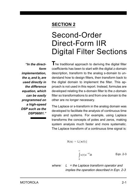 Implementing IIR/FIR Filters