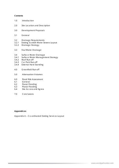 Drainage Impact Assessment - Renfrewshire Council