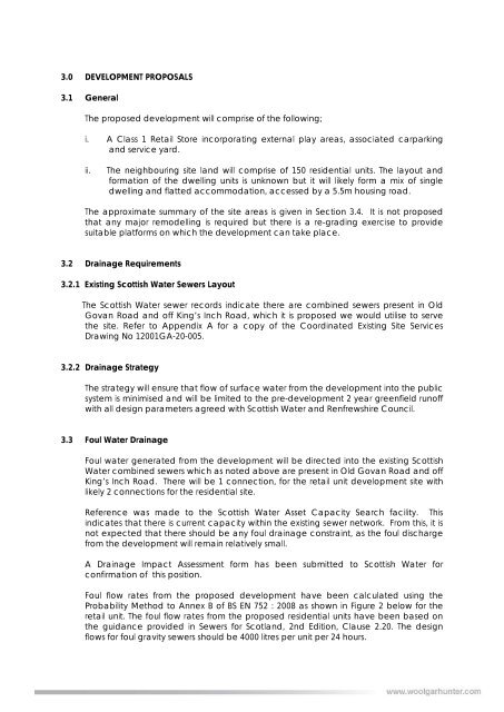 Drainage Impact Assessment - Renfrewshire Council