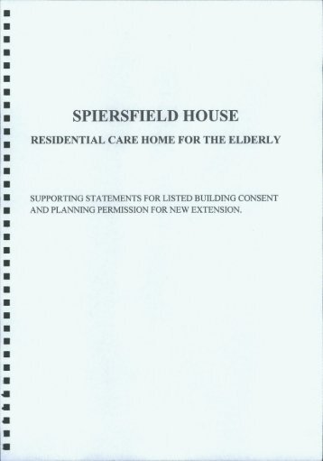 SPIERSFIELD HOUSE - Renfrewshire Council