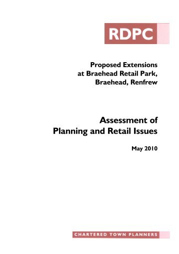 Assessment of Planning and Retail Issues - Renfrewshire Council