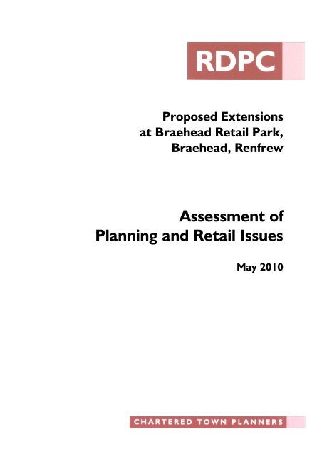 Assessment of Planning and Retail Issues - Renfrewshire Council