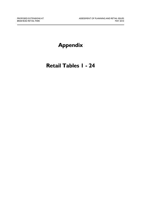 Assessment of Planning and Retail Issues - Renfrewshire Council