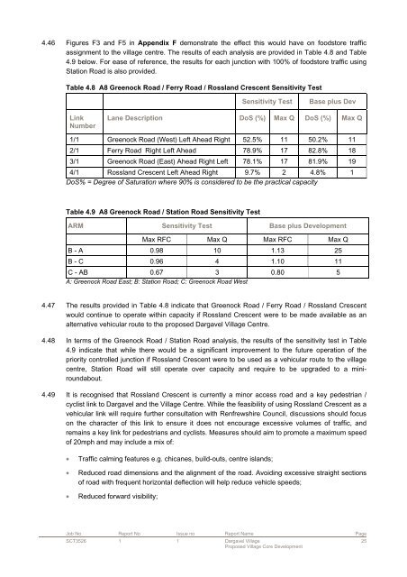 Traffic Assessment - Renfrewshire Council