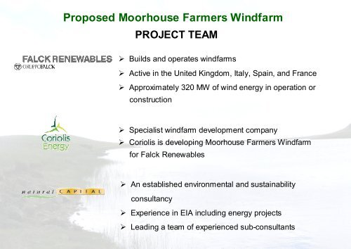 Proposed Moorhouse Farmers Windfarm - Renfrewshire Council