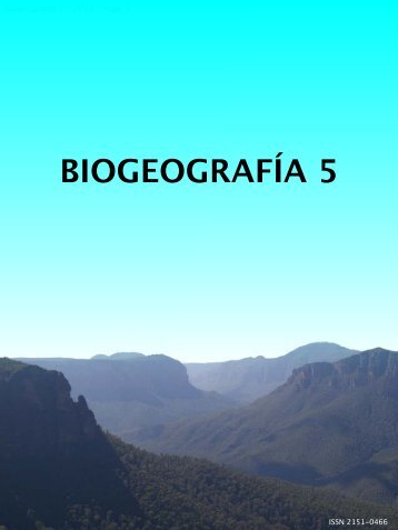 BIOGEOGRAFÍA 5 - John Grehan :: Home