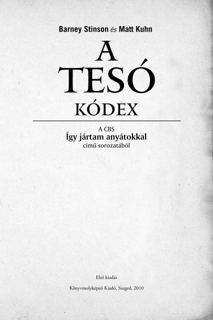 tesó kódeX