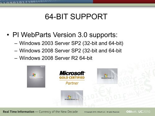 Configuring Integrated Visualizations with PI WebParts - OSIsoft