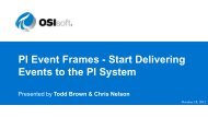 PI Event Frames Overview - OSIsoft