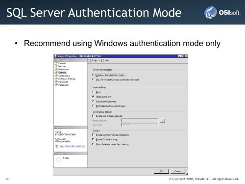 PI System and NERC CIP Security PART II - OSIsoft