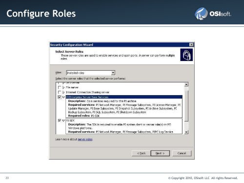 PI System and NERC CIP Security PART II - OSIsoft