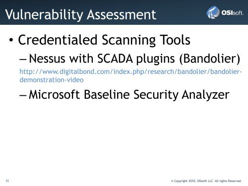 PI System and NERC CIP Security PART II - OSIsoft