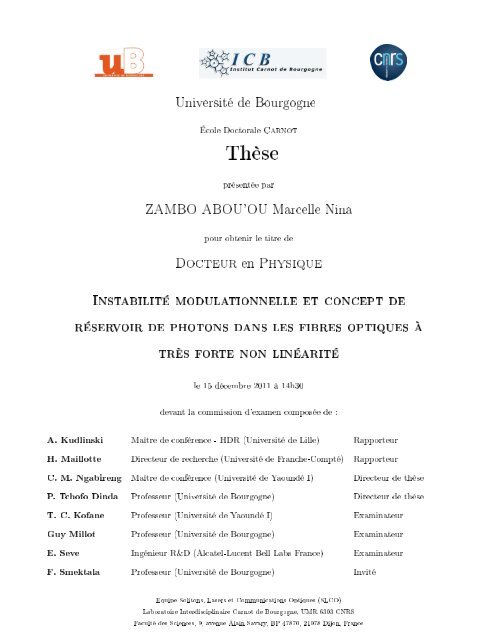 Thèse - Université de Bourgogne