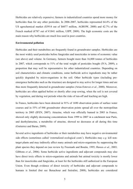 Diversifying crop rotations with temporary grasslands - Université de ...