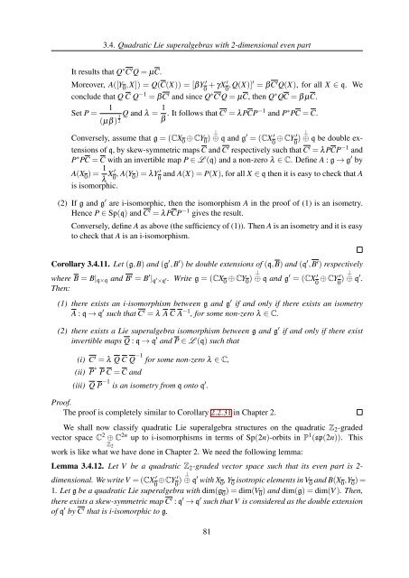 TH`ESE A NEW INVARIANT OF QUADRATIC LIE ALGEBRAS AND ...