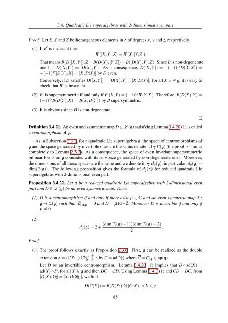 TH`ESE A NEW INVARIANT OF QUADRATIC LIE ALGEBRAS AND ...