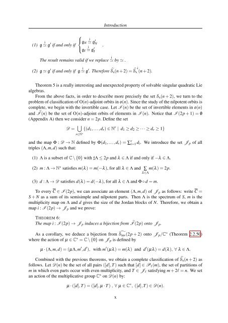 TH`ESE A NEW INVARIANT OF QUADRATIC LIE ALGEBRAS AND ...