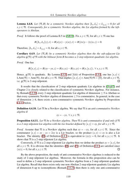 TH`ESE A NEW INVARIANT OF QUADRATIC LIE ALGEBRAS AND ...