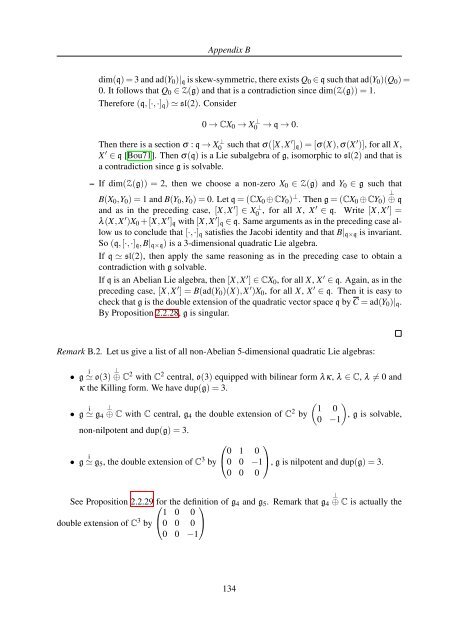 TH`ESE A NEW INVARIANT OF QUADRATIC LIE ALGEBRAS AND ...